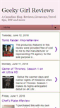 Mobile Screenshot of geekygirlreviewsblog.com